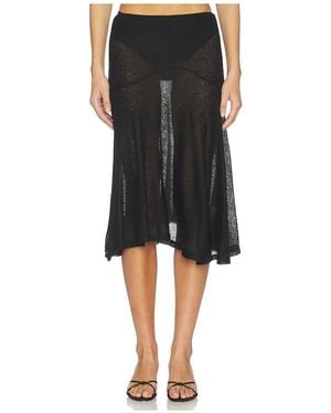 With Jean Francis Skirt - Black