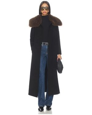 Susanna Chow X Revolve Sloane Cashmere Shearling Coat - Blue