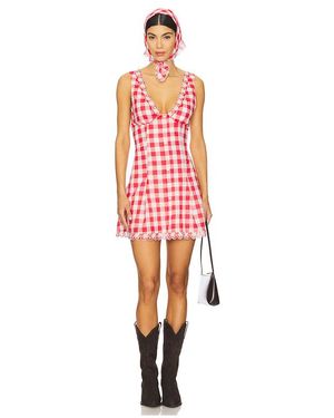 Frankie's Bikinis X Bella Hadid Farm Mini Dress - Red