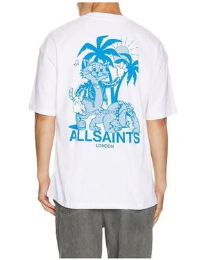 AllSaints Shirt Bulldog - Weiß