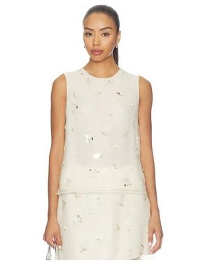 Jonathan Simkhai Celia Sleeveless Top - Natural