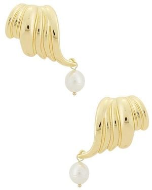 petit moments Canyon Earring - Metallic