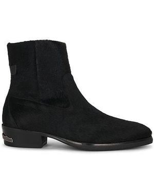 AllSaints Basel Pony Zip Boot - Black