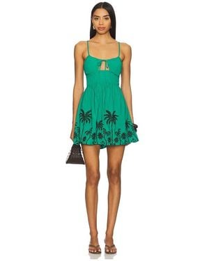 Maaji Tropical Parfait Mini Dress - Green