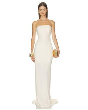 MOTHER OF ALL Amaya Strapless Maxi Dress - White