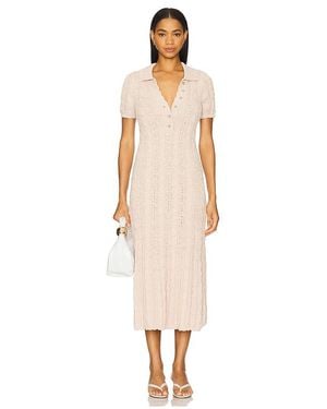 Free People Midi-Kleid Amory - Weiß