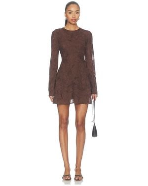 ROTATE BIRGER CHRISTENSEN Kleid Kasyna - Braun