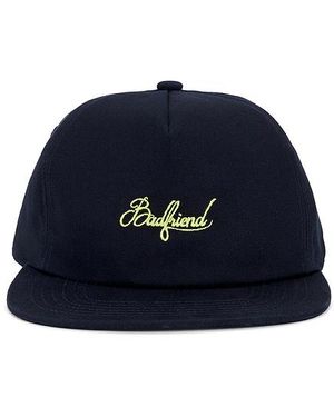 Badfriend Cursive Logo 5 Panel Hat - Blue