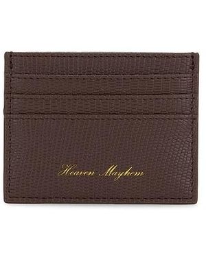 Heaven Mayhem Cardholder - Brown
