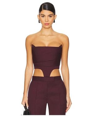 Alex Perry Corset Top - Red