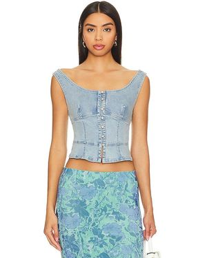 Free People Bikini-Oberteil Mit Bustier Sally - Blau