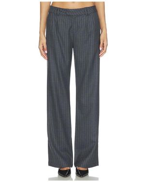OW Collection PANTALON LANI en Charcoal - Bleu