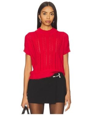 Vaillant Knit T-Shirt - Red