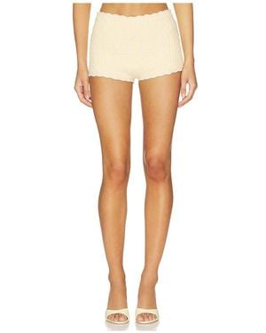 LoveShackFancy Atlanta Shorts - White