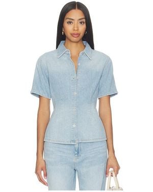 DL1961 Dl Aura Joice Denim Shirt - Blue