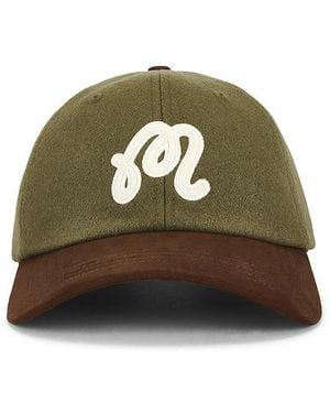 Malbon Golf M Script Dad Hat - Green
