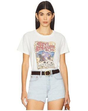 Levi's Western Archival Graphic Boxy Tee - White