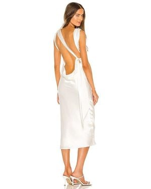 The Bar Max Dress - White