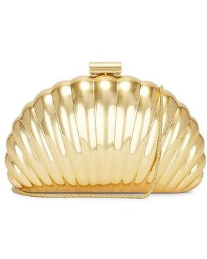 Jonathan Simkhai Monet Shell Clutch - Metallic