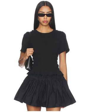 Sanctuary Better Together Smocked Top - Black