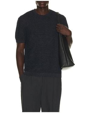 Theory Kolben Pacific Linen Tee - Black