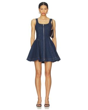 Jonathan Simkhai Eleodra Denim Mini Dress - Blue