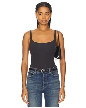 Skims Fits Everybody Square Neck Bodysuit - Blue