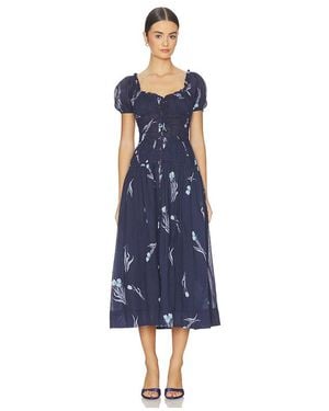 Free People Complete Me Midi Dress - Blue