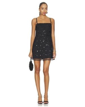 With Harper Lu Shift Mini Dress - Black