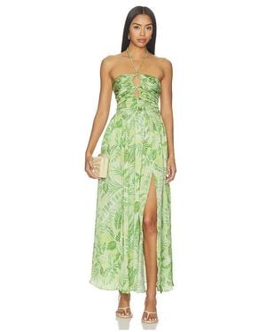 Poupette Langes Kleid Avril - Grün