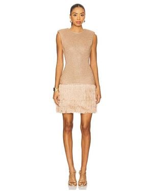 Aje. Breeze Kint Mini Dress - Natural