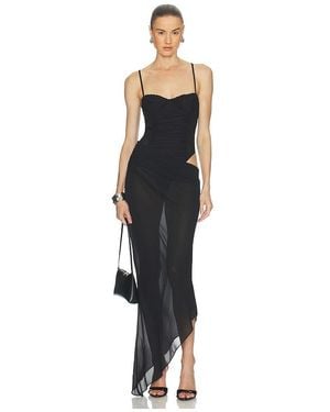 Camila Coelho Gelina Maxi Dress in Black | Lyst