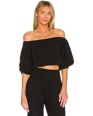 Bobi Off The Shoulder Top - Black