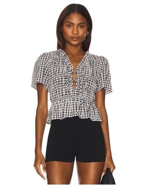 Rails Top Manga Corta Portia En Color Negro Talla (También En M, S, Xl, Xs)