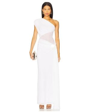 Lovers + Friends Lea Gown - White