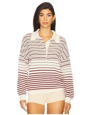 Faithfull the Brand Harlow Oversized Polo - Multicolour