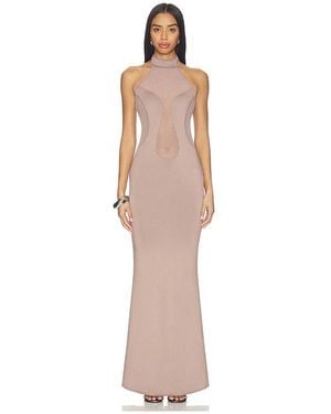 OW Collection Selia Maxi Dress - Natural
