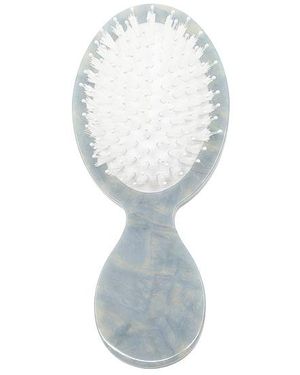 Solar Eclipse Cepillo Hero Para Bolso De Novia Pintado A Mano Hand-Painted Bride Handbag Hero Brush En Color Azul Talla - Blanco