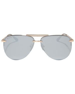 DIFF Gafas De Sol Tahoe En Color Oro Metálico Talla - Multicolor