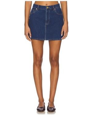 Rolla's 90S Relaxed Mini Skirt - Blue