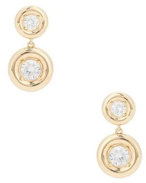 Ettika Gypsy Set Crystal Earrings - Metallic