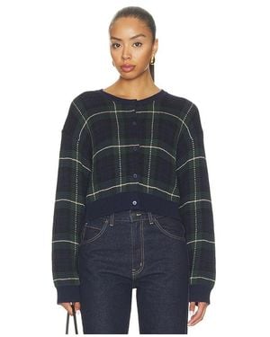 GOOD AMERICAN The Shrunken Cardigan - Blue