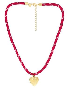 petit moments Halskette Mit Anhänger Locket - Rot
