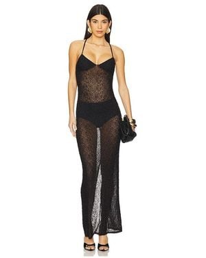 Michael Costello X Revolve Amelie Embellished Maxi Dress - Black