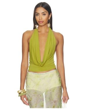 Mimchik Nico Halter Top - Green