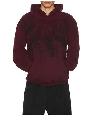 Affliction Crows Hoodie - Red