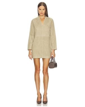 SRG Tanya Suede Dress - Natural