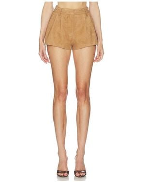 retroféte Reyes Suede Short - Natural