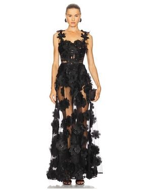 Bronx and Banco Rosalie Noir Gown - Black