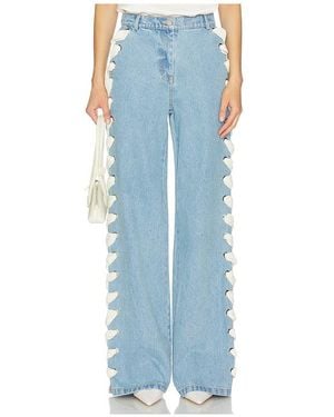 AKNVAS Lyd Laced Denim Trouser En Color Azul Talla (También En 8, 12)